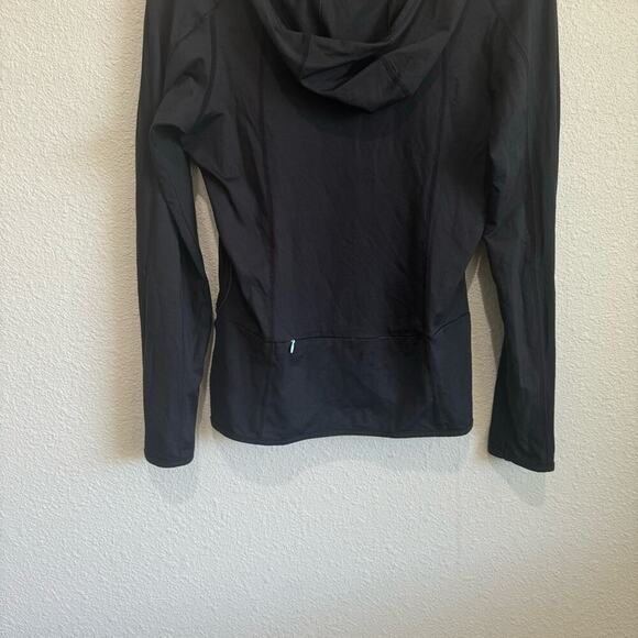 Title Nine Women's Small Workout Athletic Jacket Full Zip Black Nylon Outdoors - Picture 7 of 9